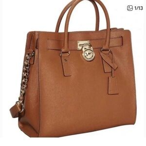 Michael Kors Hamilton Tote – Chestnut Brown (Good Condition)